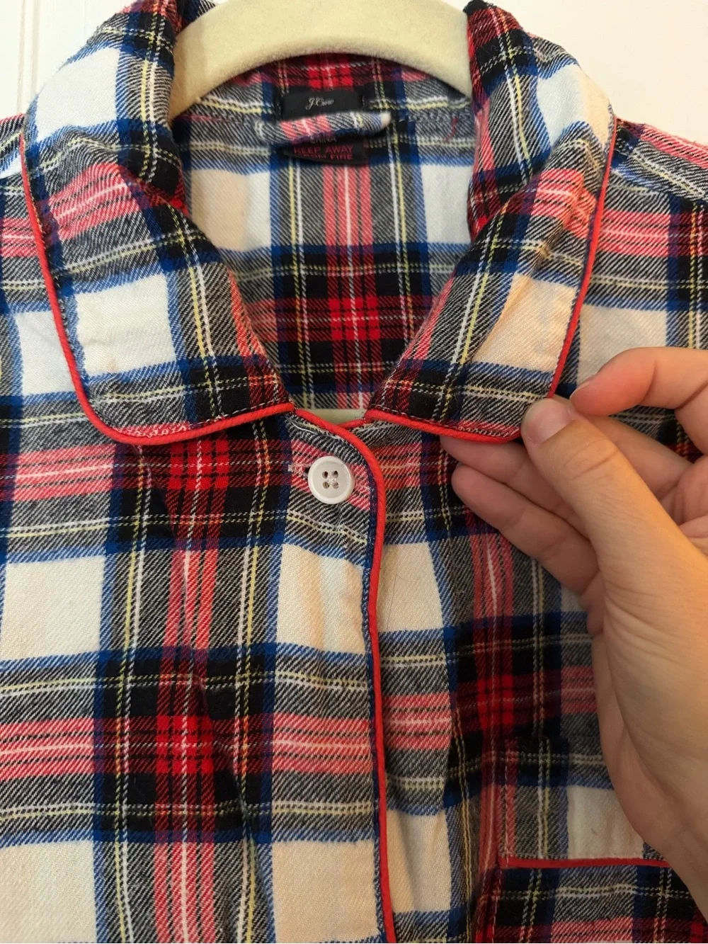 J. Crew Women's Holiday Flannel Pajamas SET!